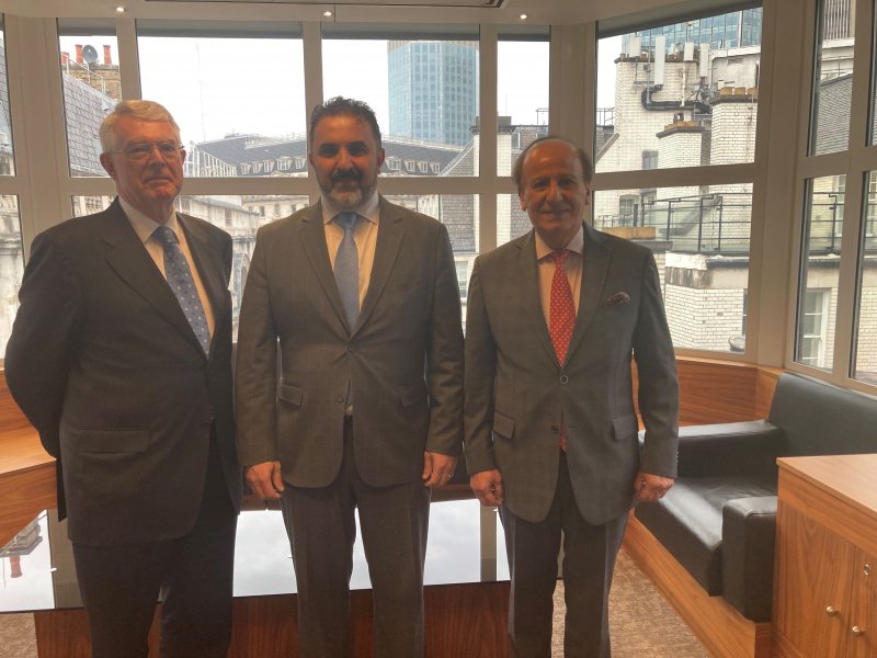 Mr Stevenson, Mr Addarrat and Dr Al Awadi